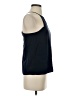 Tibi Black Blue Sleeveless Blouse Size 0 - photo 4