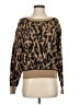 John & Jenn Animal Print Brown Pullover Sweater Size S - photo 1