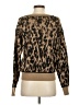 John & Jenn Animal Print Brown Pullover Sweater Size S - photo 2