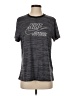 Nike 100% Polyester Gray Active T-Shirt Size S - photo 1