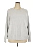 Barefoot Dreams Solid Silver Gray Pullover Sweater Size 2X (tall) - photo 1