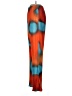 Arthur 100% Polyester Print Orange Casual Pants Size 6 - photo 5