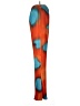 Arthur 100% Polyester Print Orange Casual Pants Size 6 - photo 4