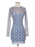 Assorted Brands Plaid Blue Casual Dress Size S - photo 1