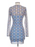 Assorted Brands Plaid Blue Casual Dress Size S - photo 2