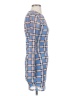 Assorted Brands Plaid Blue Casual Dress Size S - photo 4