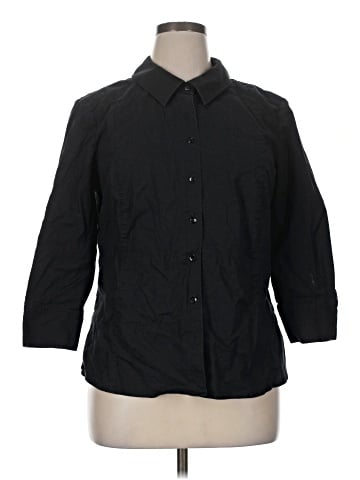 Etcetera 3/4 Sleeve Button-Down Shirt (view 1)