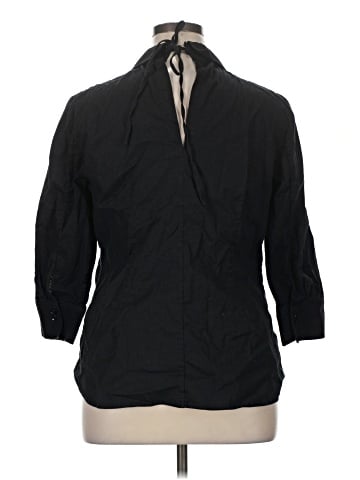 Etcetera 3/4 Sleeve Button-Down Shirt (view 2)