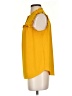 Ann Taylor LOFT 100% Polyester Yellow Sleeveless Blouse Size S - photo 5