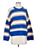 Madewell Stripes Blue Pullover Sweater Size S - photo 1