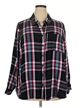 Lane Bryant Long Sleeve Button Down Shirt