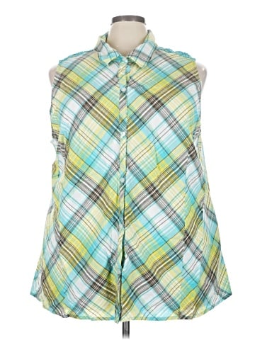 Liz & Me Sleeveless Button-Down Shirt (view 1)