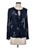 Basil heart Lola Blue Long Sleeve Blouse Size S (estimated) - photo 1