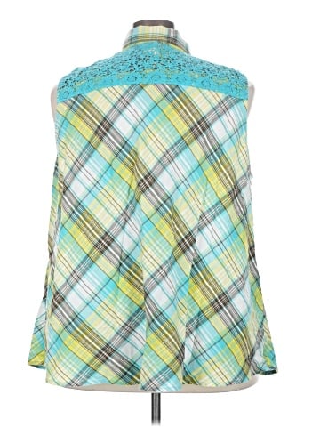 Liz & Me Sleeveless Button-Down Shirt (view 2)