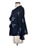Basil heart Lola Blue Long Sleeve Blouse Size S (estimated) - photo 5