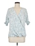 Vine & Love 100% Polyester Blue 3/4 Sleeve Blouse Size S - photo 1