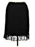 Unbranded 100% Polyester Solid Black Formal Skirt Size 14 - photo 2