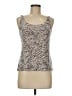 Alex Evenings Silver Sleeveless Top Size M - photo 1