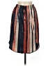 Shein Stripes Blue Casual Skirt Size 6 - photo 1