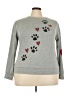 Unbranded Hearts Gray Sweatshirt Size 3X - photo 1
