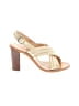 J.Crew Tan Gold Sandals Size 7 1/2 - photo 1