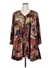 Assorted Brands Brown 3/4 Sleeve Blouse Size XL - photo 1