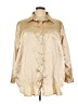 Roaman's 100% Polyester Metallic Gold 3/4 Sleeve Blouse Size 30 (3X) - photo 1