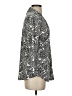Charter Club Paisley Silver 3/4 Sleeve Blouse Size XS - photo 4