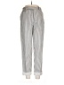 Assorted Brands Stripes Silver Casual Pants Size 8 (estimated) - photo 1