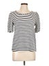 Green Envelope Ivory Short Sleeve Top Size L - photo 1