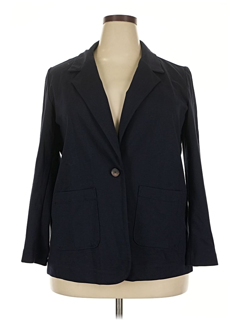Pre-owned Croft & Barrow Blazer Jacket In Blue