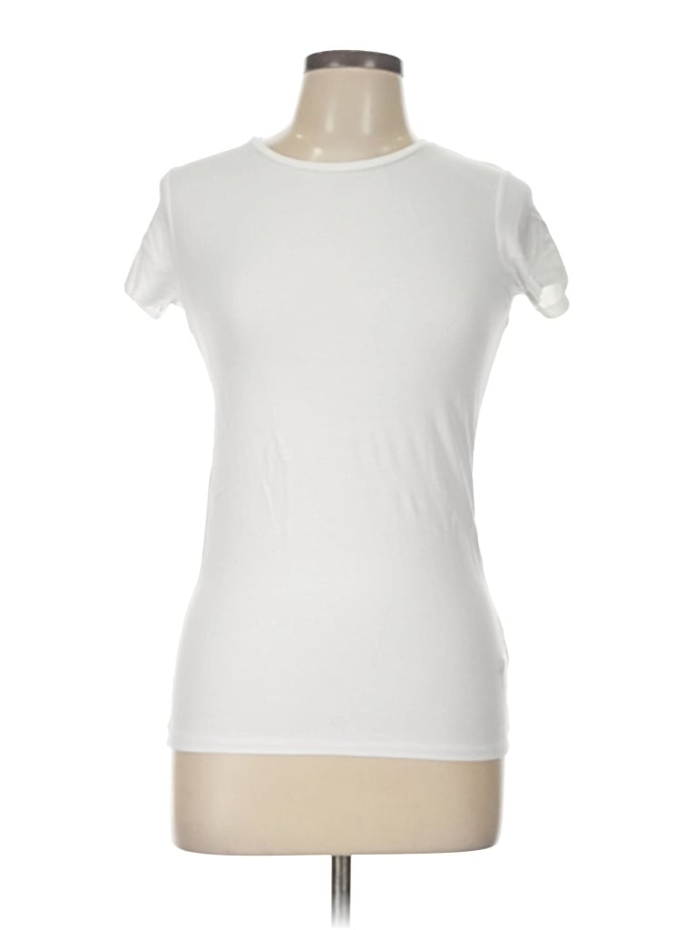 Pre-owned Majestic Filatures Short Sleeve T-shirt In White