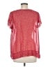 Wallis 100% Polyester Polka Dots Red Short Sleeve Blouse Size M - photo 2