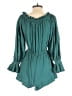 L'Atiste by Amy 100% Polyester Teal Romper Size S - photo 2