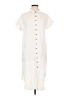 Unbranded 100% Polyester White Casual Dress Size L - photo 1