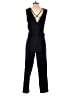 Kathy Van Zeeland 100% Polyester Solid Black Jumpsuit Size S (estimated) - photo 2