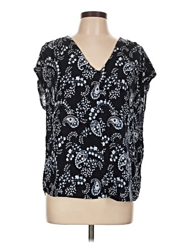 H&M L.O.G.G. Short Sleeve Blouse (view 1)