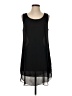 Soft Surroundings 100% Polyester Black Sleeveless Blouse Size S - photo 1