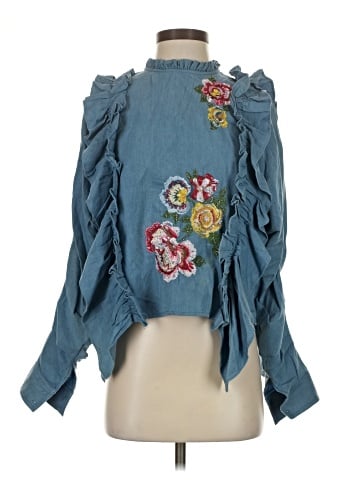 Trafaluc by Zara 3/4 Sleeve Blouse (view 1)