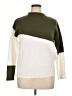 Cupshe Color Block Green Pullover Sweater Size XL (estimated) - photo 1