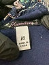 Xtraordinary 100% Polyester Paisley Blue Dress Size 10 - photo 3