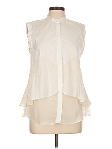 Brunello Cucinelli Sleeveless Button-Down Shirt (view 1)