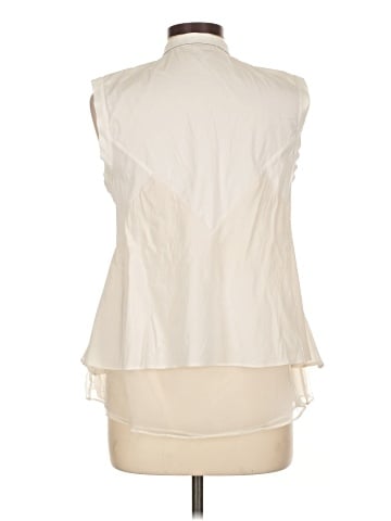 Brunello Cucinelli Sleeveless Button-Down Shirt (view 2)