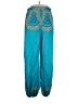 Unbranded 100% Polyester Paisley Teal Casual Pants Size XL - photo 1