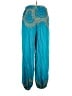 Unbranded 100% Polyester Paisley Teal Casual Pants Size XL - photo 2