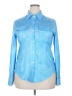 Unbranded Blue Long Sleeve Button-Down Shirt Size 2X - photo 1