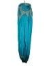 Unbranded 100% Polyester Paisley Teal Casual Pants Size XL - photo 5