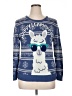 Mighty Fine 100% Polyester Graphic Blue Pullover Sweater Size XL - photo 1