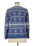 Mighty Fine 100% Polyester Graphic Blue Pullover Sweater Size XL - photo 2