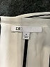 DR2 100% Polyester Stripes Ivory Long Sleeve Blouse Size M - photo 7
